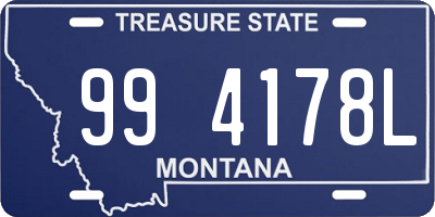 MT license plate 994178L