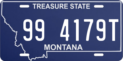 MT license plate 994179T