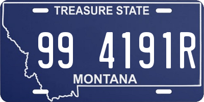 MT license plate 994191R