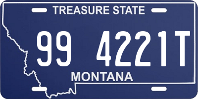 MT license plate 994221T