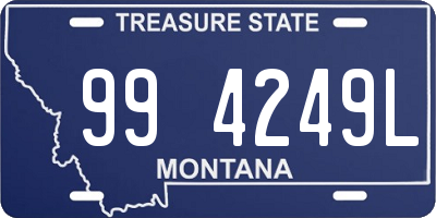 MT license plate 994249L