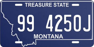 MT license plate 994250J