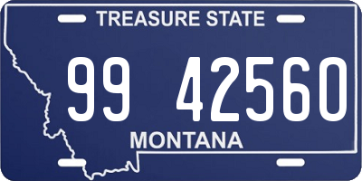 MT license plate 994256O