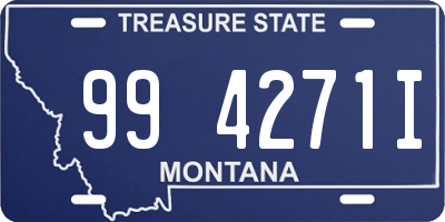 MT license plate 994271I