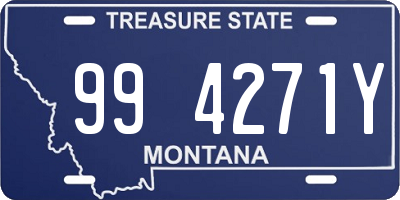 MT license plate 994271Y