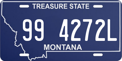 MT license plate 994272L