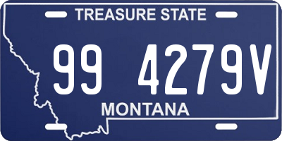 MT license plate 994279V