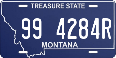 MT license plate 994284R