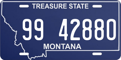 MT license plate 994288O