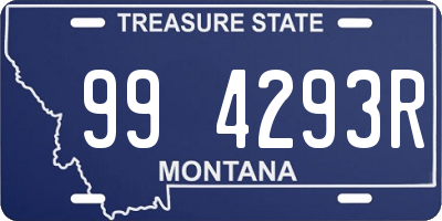 MT license plate 994293R