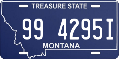 MT license plate 994295I