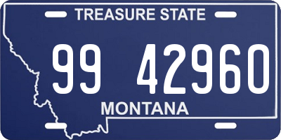 MT license plate 994296O