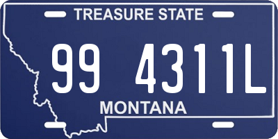 MT license plate 994311L