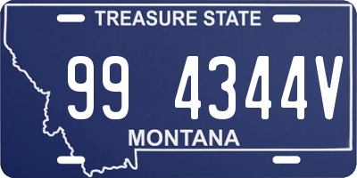 MT license plate 994344V