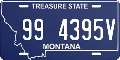 MT license plate 994395V