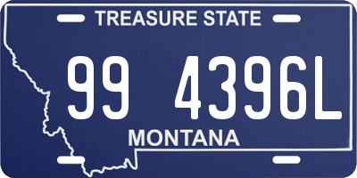 MT license plate 994396L