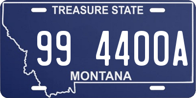 MT license plate 994400A