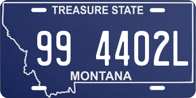 MT license plate 994402L