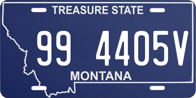 MT license plate 994405V