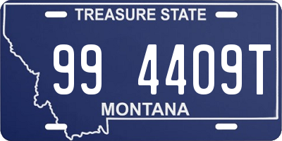 MT license plate 994409T