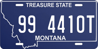 MT license plate 994410T