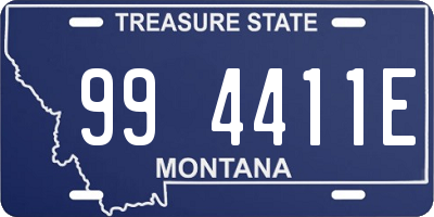 MT license plate 994411E