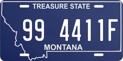 MT license plate 994411F