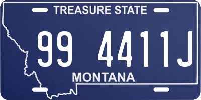 MT license plate 994411J