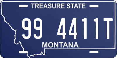 MT license plate 994411T