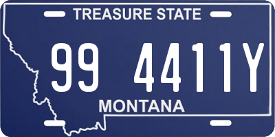 MT license plate 994411Y