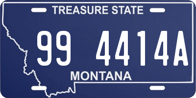 MT license plate 994414A