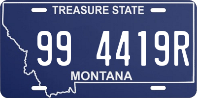 MT license plate 994419R