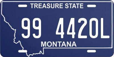 MT license plate 994420L