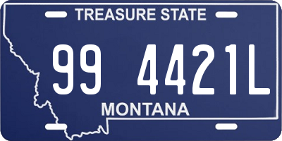 MT license plate 994421L