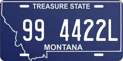 MT license plate 994422L