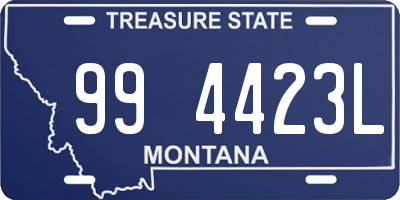 MT license plate 994423L