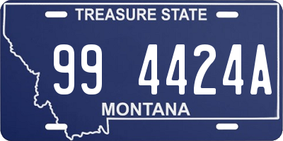 MT license plate 994424A