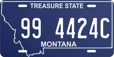 MT license plate 994424C