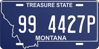 MT license plate 994427P