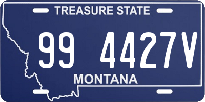 MT license plate 994427V