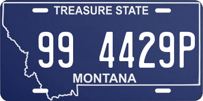 MT license plate 994429P