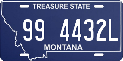 MT license plate 994432L