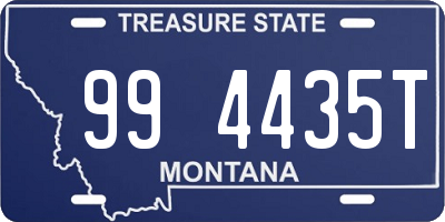 MT license plate 994435T