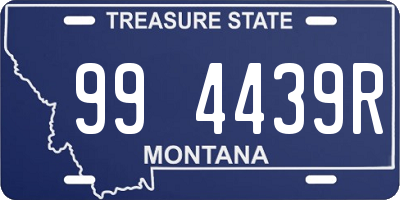 MT license plate 994439R