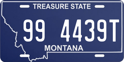 MT license plate 994439T