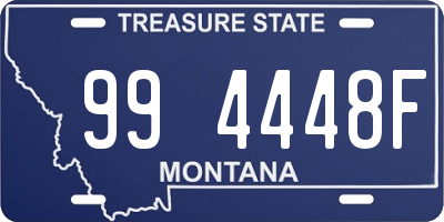 MT license plate 994448F