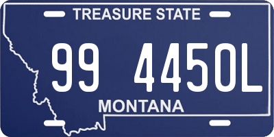 MT license plate 994450L