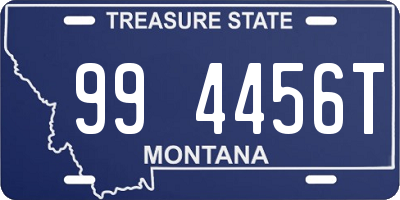 MT license plate 994456T