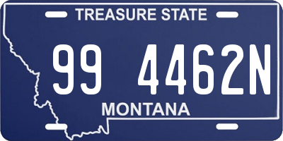 MT license plate 994462N