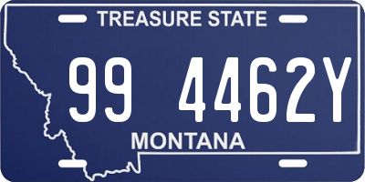 MT license plate 994462Y